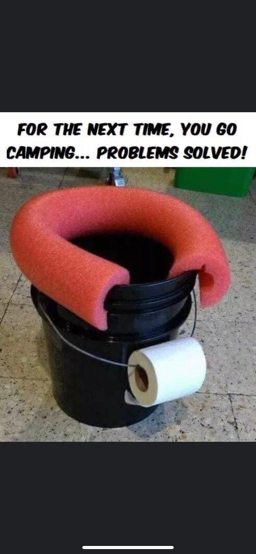 Toilet Paper camping solution
