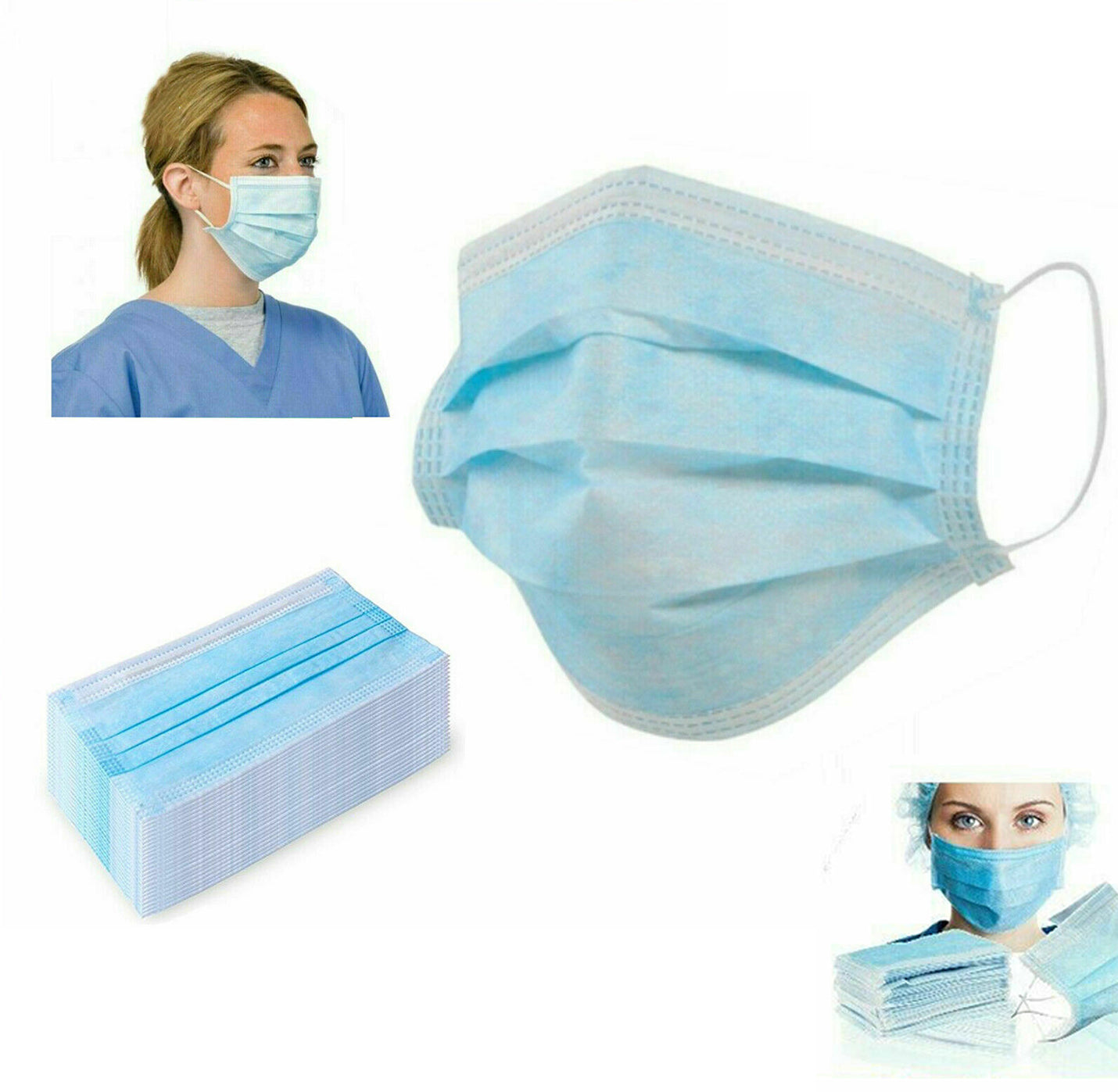 Face Masks - 50 Masks Per Box - 1 Box