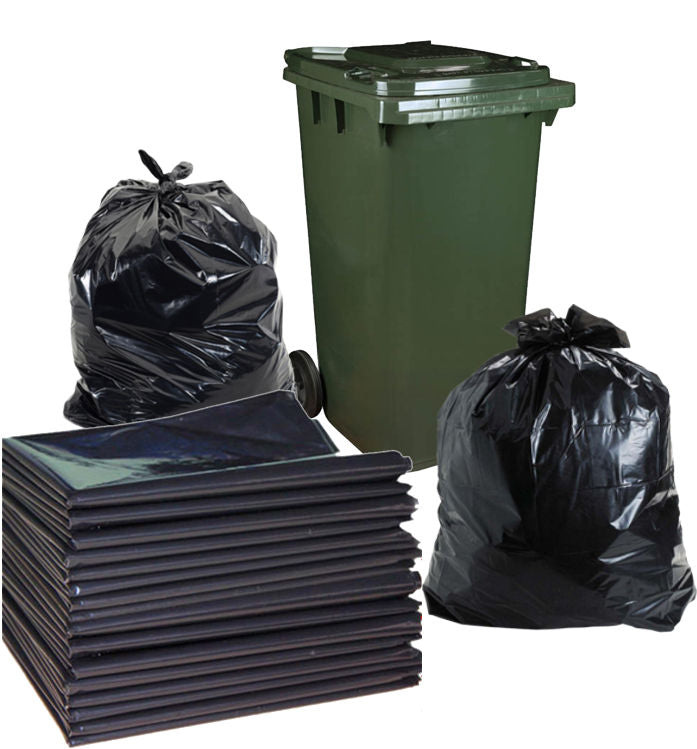 Garbage Bags - 120 Litre Bag - 950mm x 1100mm - 200 Bags