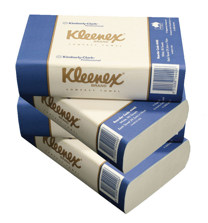 Kleenex 4440 Interleaved Towels - 19.5 x 29.5cm - 90 Sheets per Pack - 24 Packs of Interleaved Paper Towels - Buy Interleaved Paper Towels Online