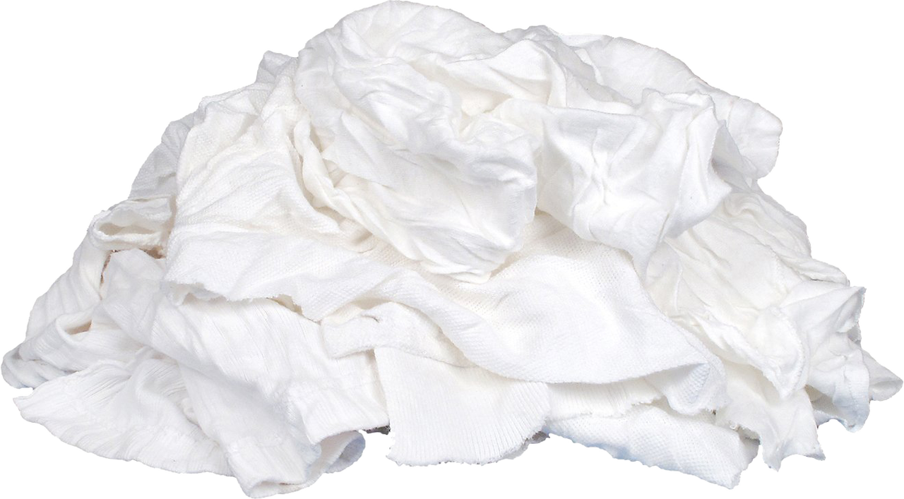White Knit Rags - 15 kg