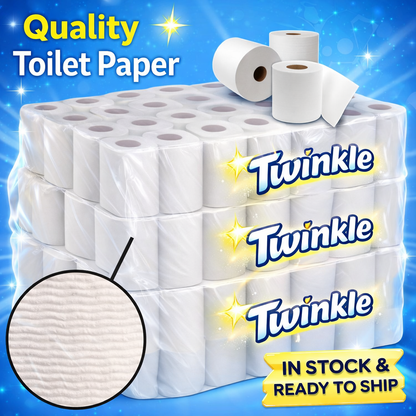 Twinkle Original Toilet Paper - 2ply 400 Sheets per Roll - 96 Rolls Toilet Paper