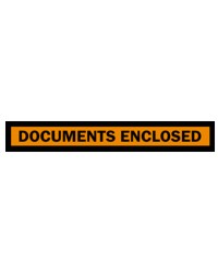 Adhesive Envelopes - DOCUMENTS ENCLOSED - 115mm x 150mm - Clear - 1000/Carton