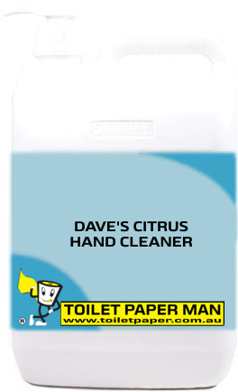 Toilet Paper Man - DAVE'S CITRUS HAND CLEANER - 5 Litre - Buy your chemicals online