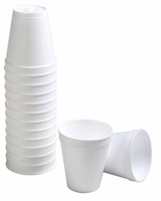 Foam Cups - Hot Drink - 237ml/8oz - 1000 Cups