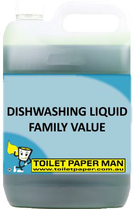 Toilet Paper Man - Dishwashing Liquid - Family Value - 5 Litre - Buy your chemicals online