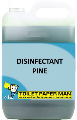 Toilet Paper Man - Disinfectant Pine - 20 Litre - Buy your chemicals online. A pleasant pine fragrance, which deodorises, cleans and disinfects in one action. It is a quaternary based disinfectant with excellent deodorising properties. Safe on all surfaces
