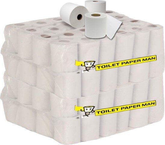 The General - Toilet Paper - 2ply 400 Sheet - 96 Rolls of Toilet Paper - Buy Bulk toilet paper online.