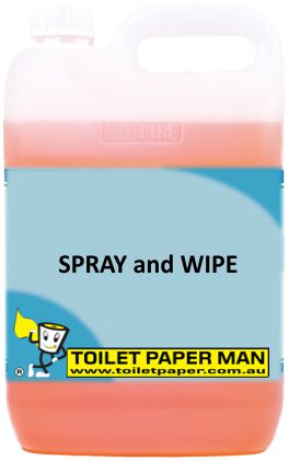 Toilet Paper Man - Spray n Wipe - 5 Litre - Buy your chemicals online