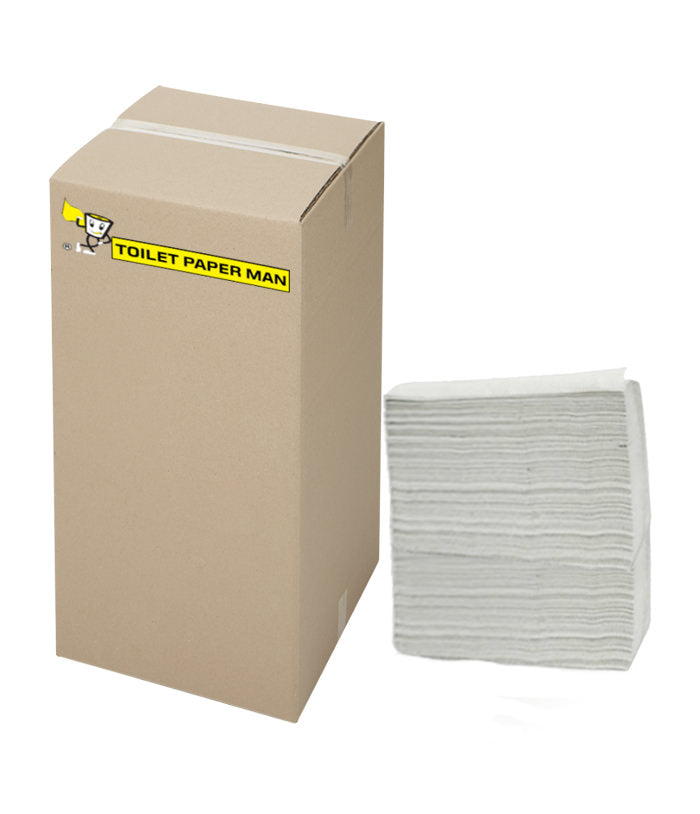White Interleaved 2 ply Paper Towel - Small 23 x 24cm - 2400 Sheets per Carton - Buy Innterleaved Paper Towels Online