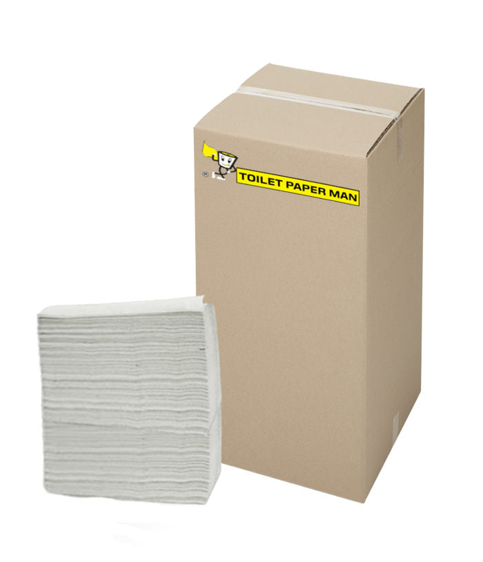 Wide Fold - 2 ply -  White Interleaved Paper Towel - 22.5 x 23 cm - 4000 Sheets Interleaved Paper Towel per Carton